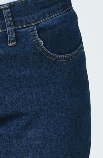 Straight Leg Jeans 7501-02 Navy Blue 7501-02