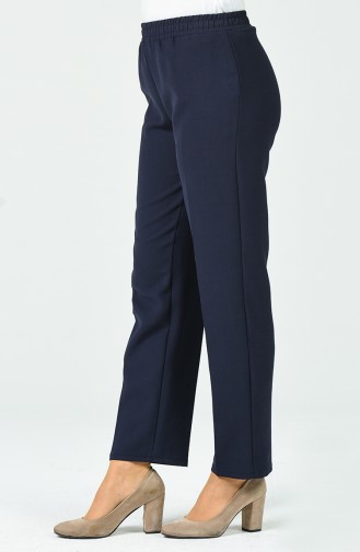 Pantalon Taille Élastique 1150PNT-01 Bleu Marine 1150PNT-01