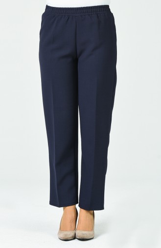 Pantalon Taille Élastique 1150PNT-01 Bleu Marine 1150PNT-01