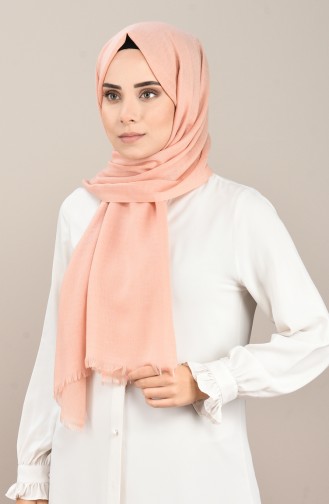 Jacquard Seasonal Shawl Salmon 901565-08