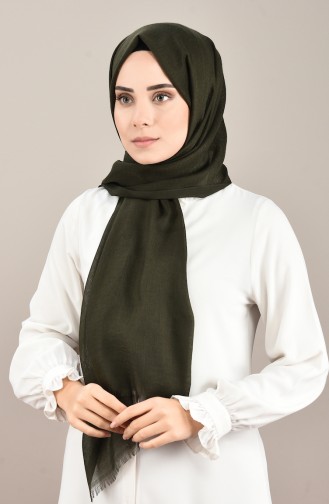 Jacquard Seasonal Shawl Khaki 901565-14