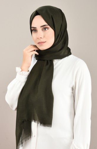 Jacquard Seasonal Shawl Khaki 901565-14