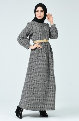 Schwarz Hijab Kleider 0016-01