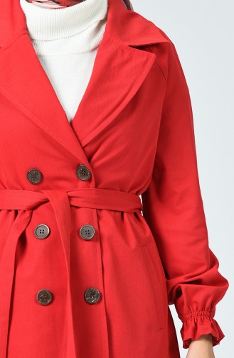 Red Trench Coats Models 1260-11