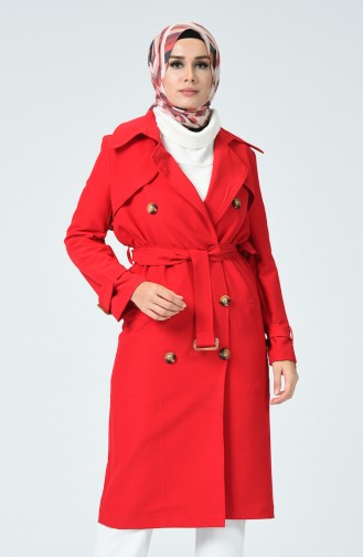 Red Trench Coats Models 90006-05