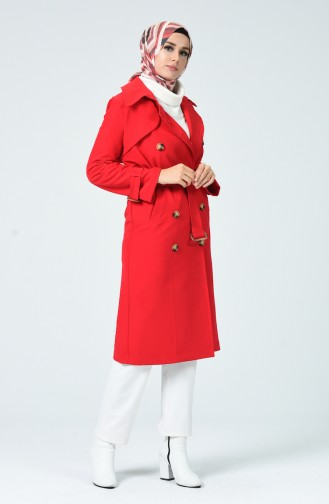 Red Trench Coats Models 90006-05