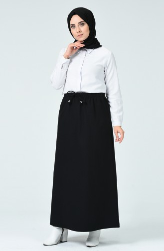 Jupe élastique 1185ETK-01 Noir 1185ETK-01