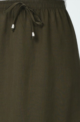 Khaki Skirt 1193ETK-01
