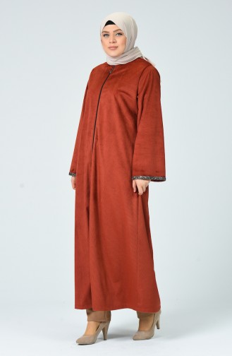 Brick Red Abaya 0025-04