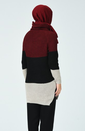 Claret Red Sweater 1392-07