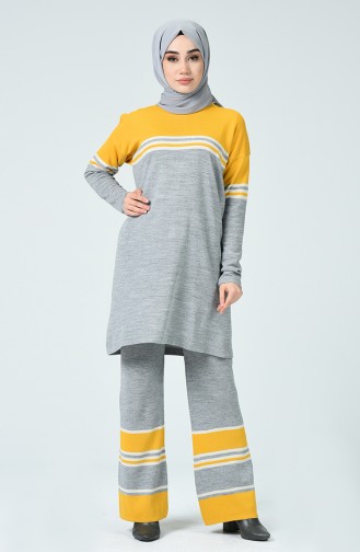 Triko Tunik Pantolon 0007-02 Gri