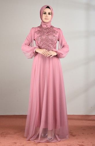 Tulle Abendkleid 5217-03 Puder Rosa 5217-03