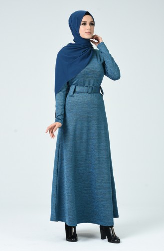 Indigo Hijab Dress 0016-02