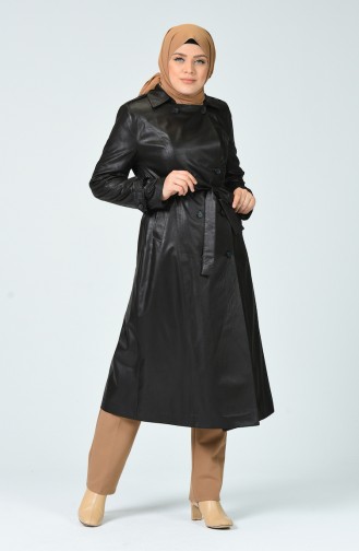 Dark Brown Trench Coats Models 2113-01