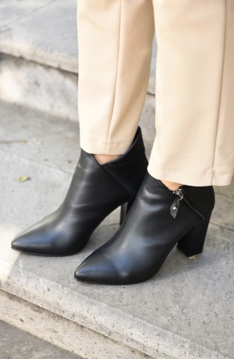 Black Boots-booties 3243-01