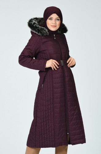 Plum Winter Coat 0813-03