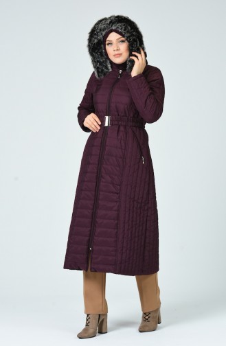 Plum Winter Coat 0813-03