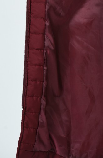 معطف أحمر كلاريت 0813-05