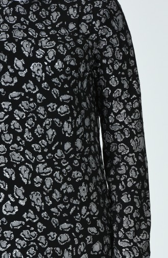 Black Hijab Dress 9669-01