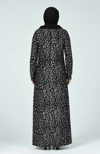 Robe à Paillettes Grande Taille 9669-01 Noir 9669-01