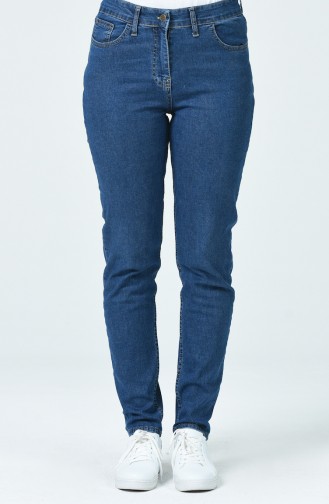 Jeans with Pockets 0659-02 Dark Navy Blue 0659-02