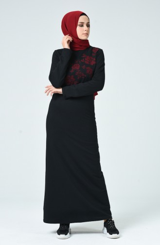 Robe Hijab Noir 3115-02