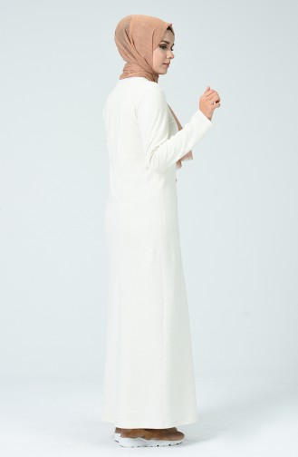 Robe Hijab Ecru 3115-09