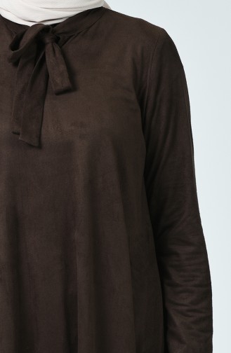 Süet Tunik 1340-03 Kahverengi