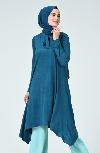 Suede Tunic Petroleum 1340-10