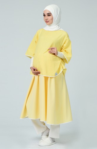 Robe Pour L accouchement DE19S Jaune 19S