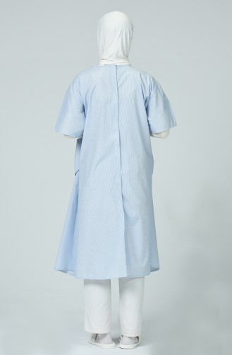 Robe Pour L accouchement DE19KRM Bleu 19KRM