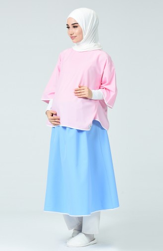 Geburt Kleid DE19PM Pink Blau 19PM