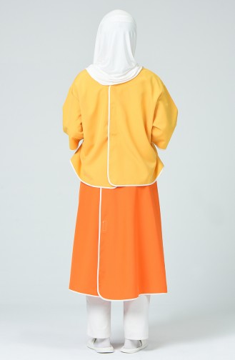 Robe Pour L accouchement DE19T Orange 19T