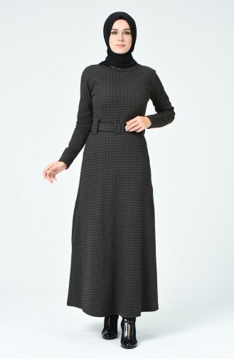 Dark Mink Hijab Dress 0017-01