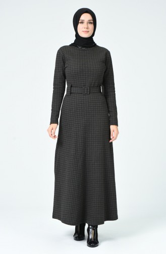 Dark Mink Hijab Dress 0017-01