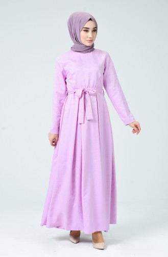 Lila Hijab Kleider 60079-01