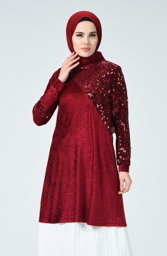 Claret red Tuniek 6014-02