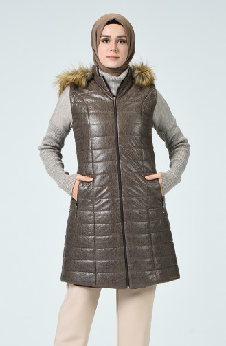 Fur Quilted Waistcoat Mink 1970-01