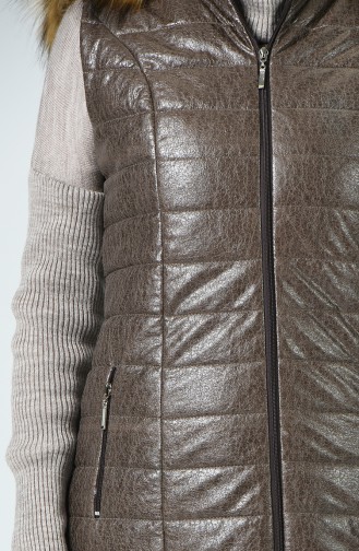 Fur Quilted Waistcoat Mink 1970-01