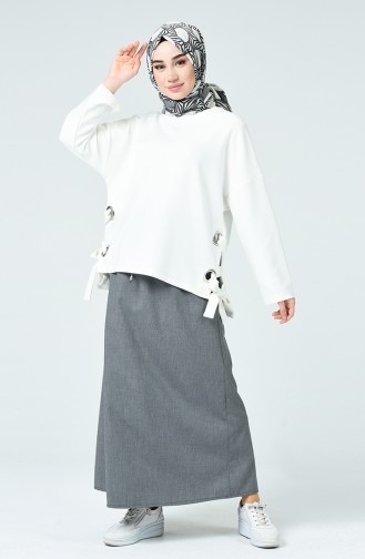 Gray Skirt 1202ETK-03