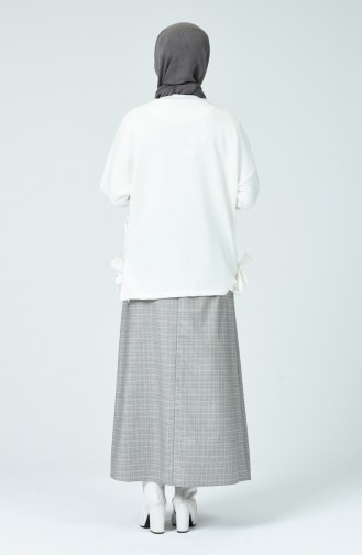 Gray Skirt 1205ETK-01