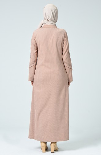 Creme Abayas 61302-07