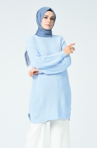 Babyblau Pullover 0507-08