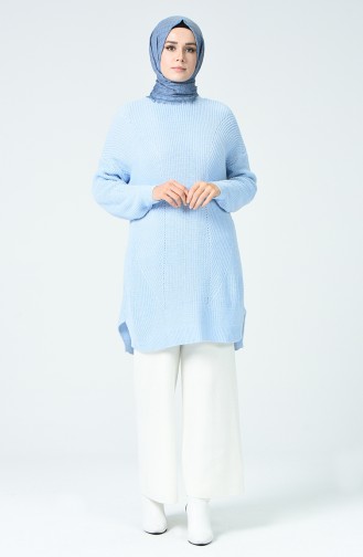 Babyblau Pullover 0507-08