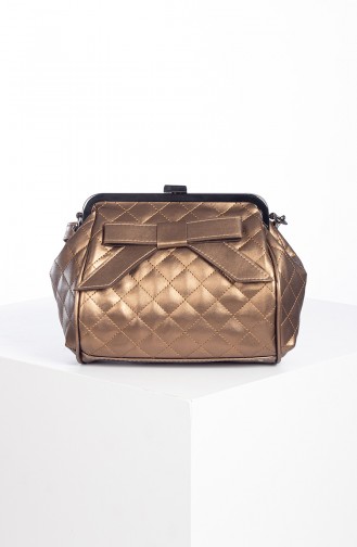 Gold Colour Shoulder Bag 3010-09