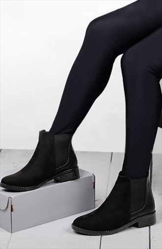 Black Boots-booties 26037-14