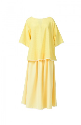 Yellow Hijab Dress 19S