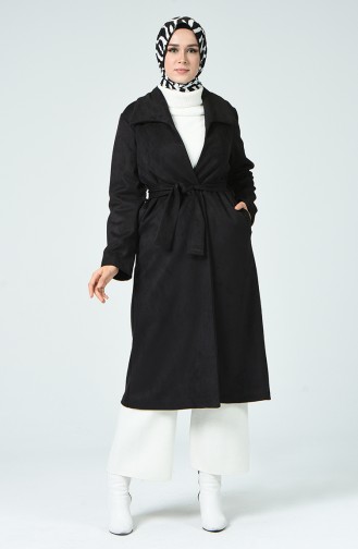 Black Trench Coats Models 0032-01