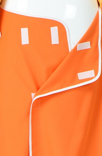 Robe Pour L accouchement DE19T Orange 19T