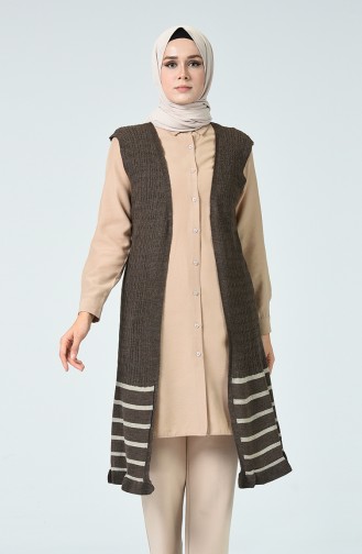 Brown Gilet 8040-06